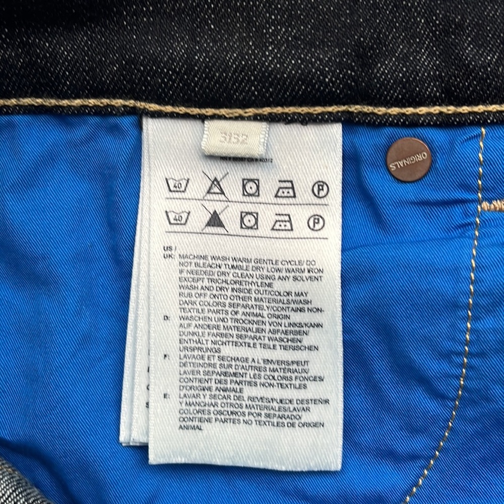Adidas Originals Women’s Skinny Fit Dark Blue Denim Jeans - Picture 4 of 8